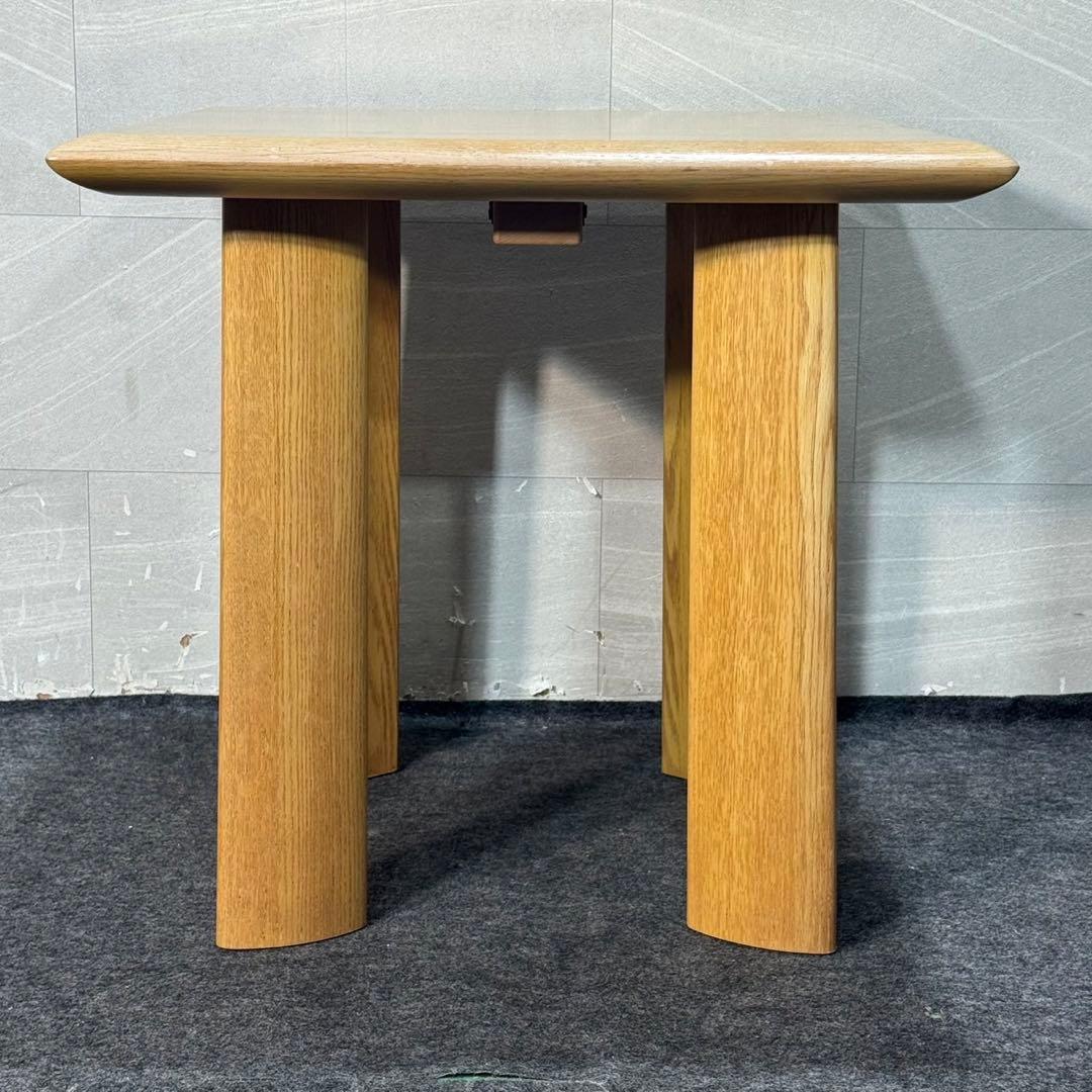 SHIRAKAWA リビングテーブル 無垢材 60cm 正方形 ミニ d4609