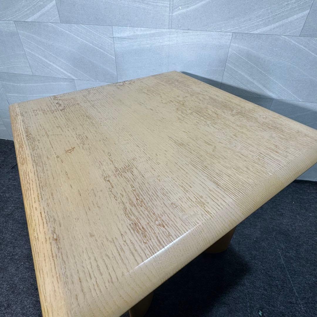 SHIRAKAWA リビングテーブル 無垢材 60cm 正方形 ミニ d4609