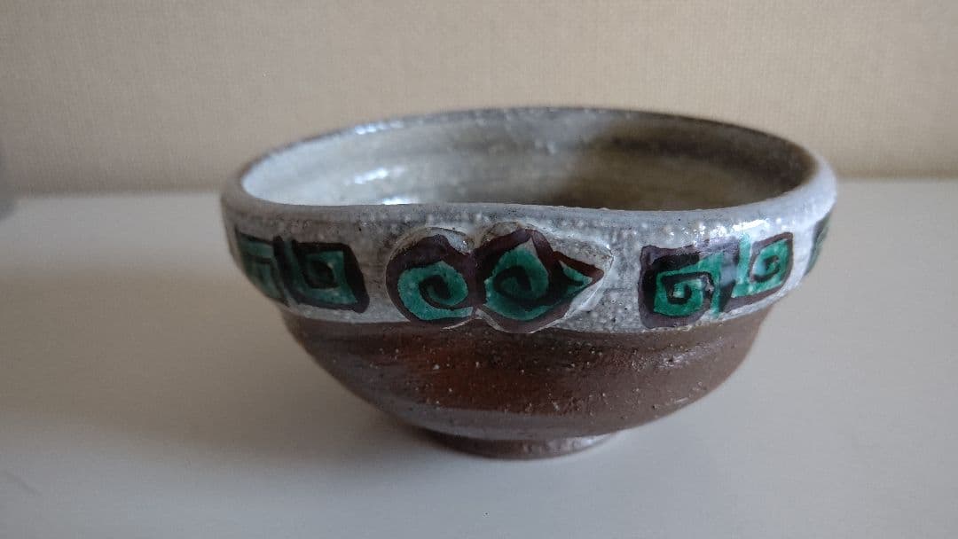 九谷焼 女流作家 鈴木晶子作 唐人 楕円小鉢揃 5客