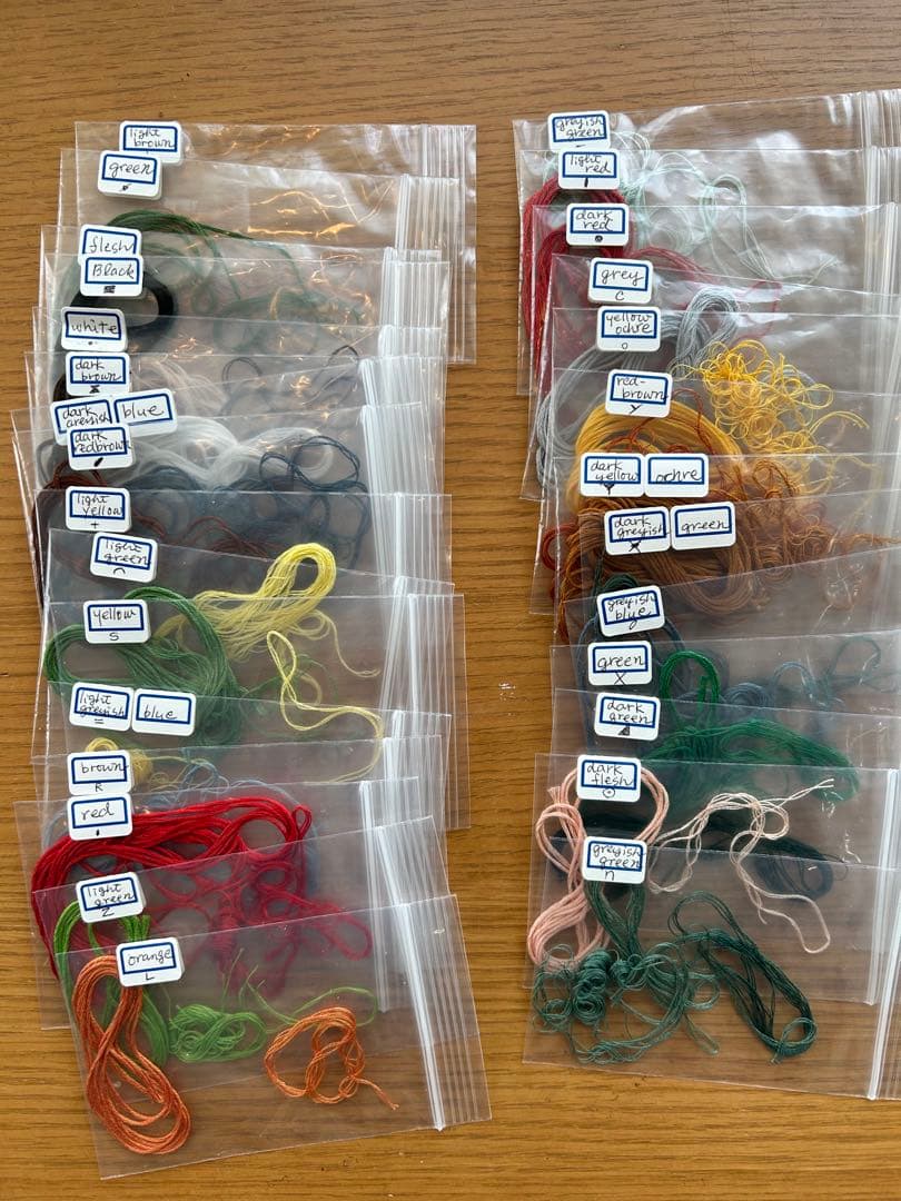 クロスステッチ　キット　農家の1日