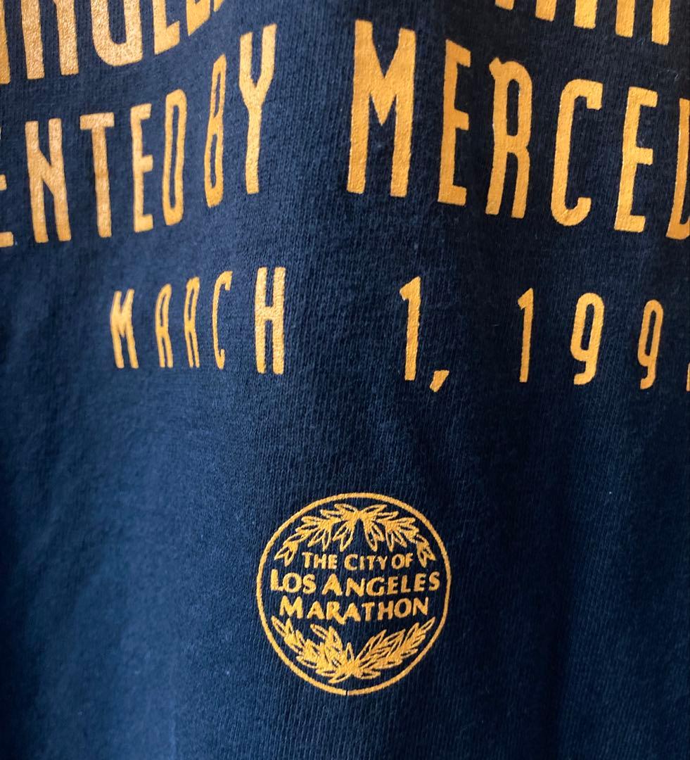 レア 1992 Los Angeles Marathon Tee ベンツ