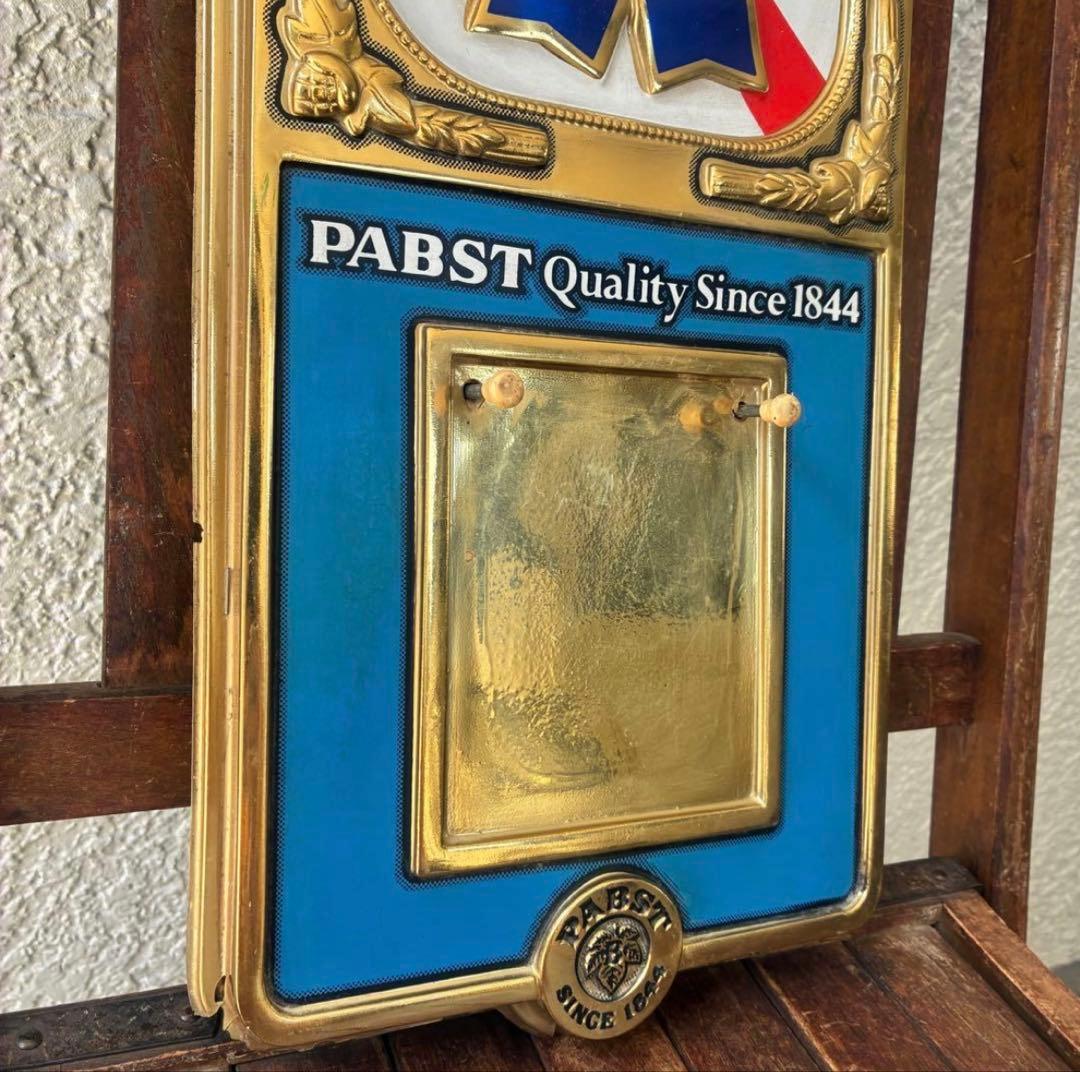 Pabst blue ribbonアメリカン　アンティークUSAビール　看板