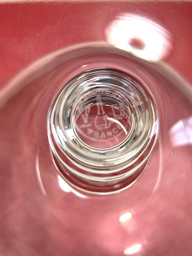 新品未使用【Baccarat バカラ　カミラワイングラス エッチング装飾