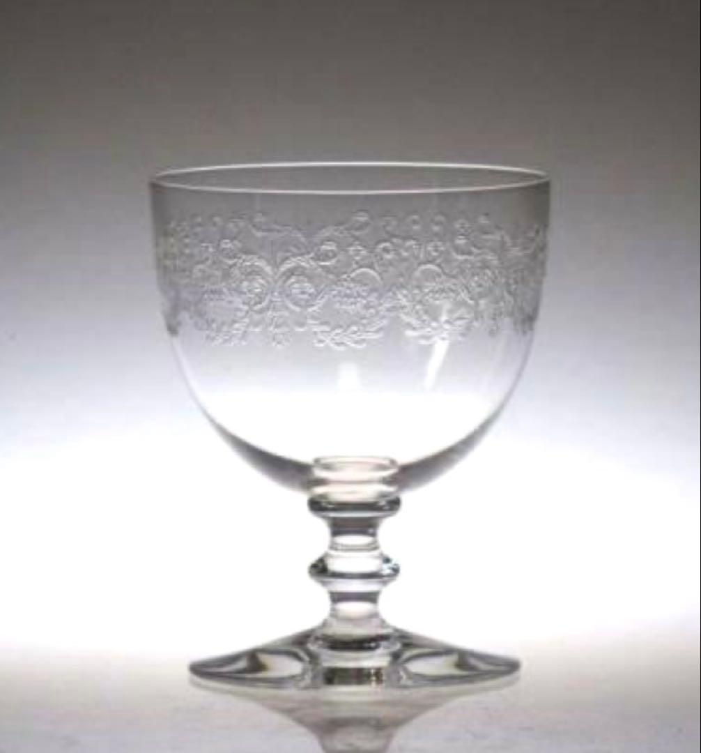 新品未使用【Baccarat バカラ　カミラワイングラス エッチング装飾