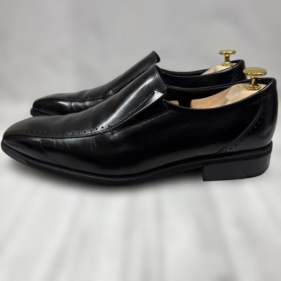 アシックス ランウォーク WR321J スリッポン スワールトゥ 黒 25.5