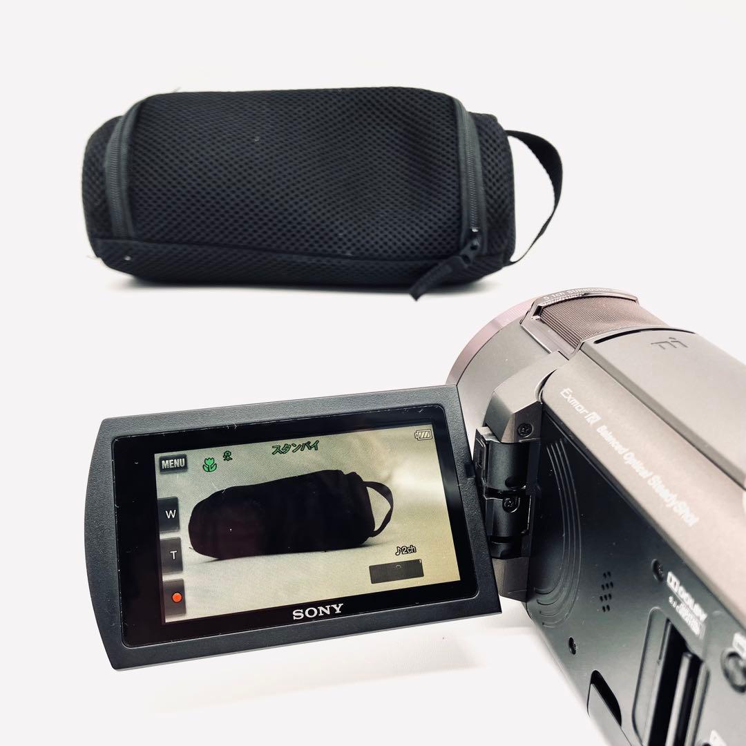 4K・Wi-Fi対応♪ SONY HANDYCAM FDR-AX45 ブラウン