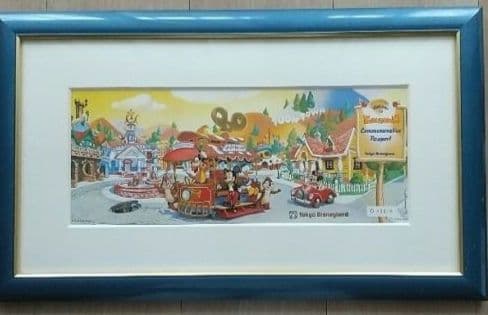 未使用☆東京ディズニーランド☆記念パスポート☆額入り