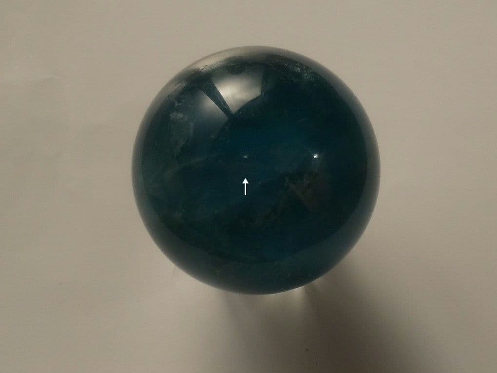 希少色 ブルー グリーン フローライト スフィア