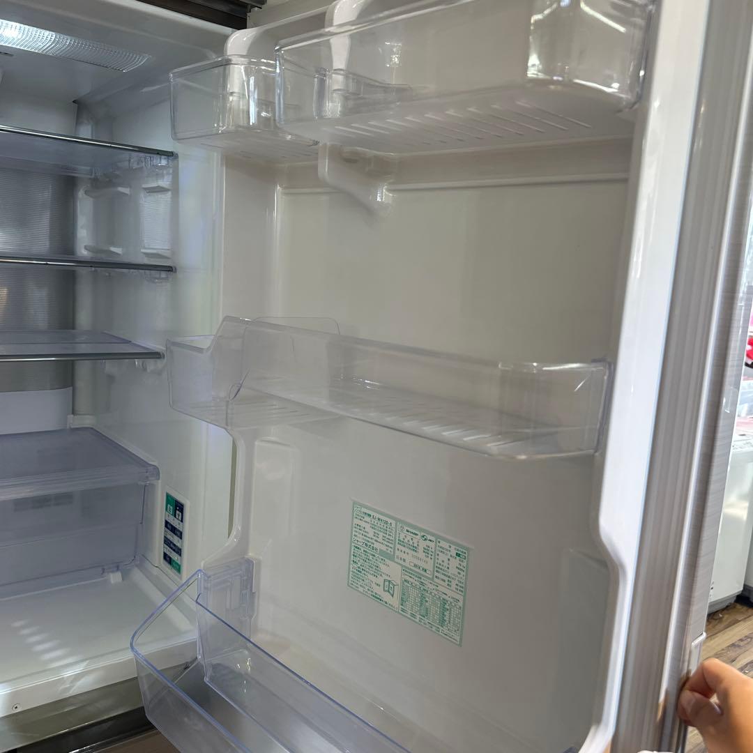 持ち帰り大歓迎シャープ 冷蔵庫 SJ-W412D-S 412L 両開き2018年