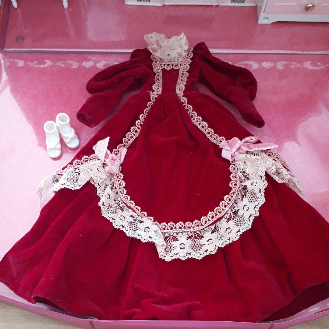 当時物 昭和レトロ ロマンチックシリーズ リカちゃん タカラバービー ドレス