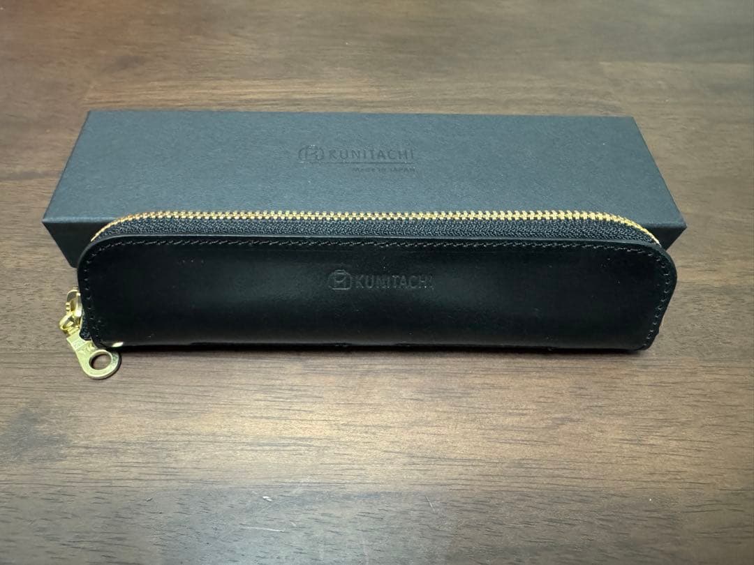 【専用】Horween社製シェルコードバン　ペンケース　国立商店