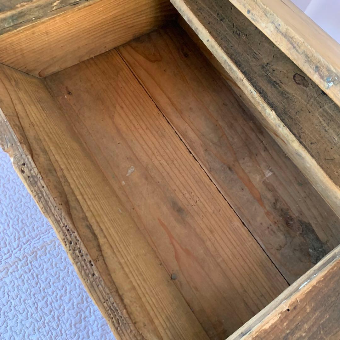 送料込❗️アンティーク　雰囲気あるスクールデスク　机