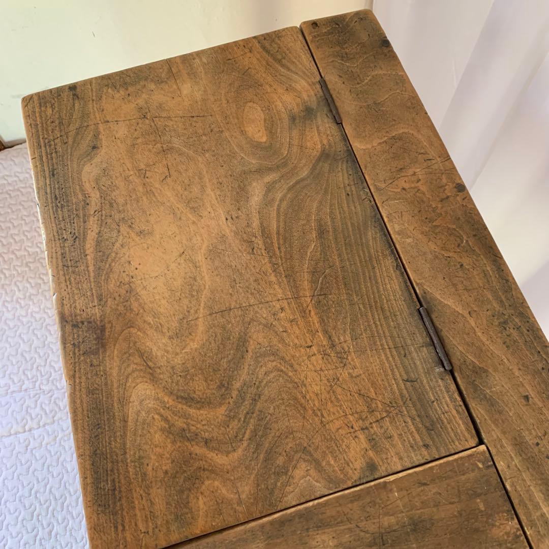 送料込❗️アンティーク　雰囲気あるスクールデスク　机