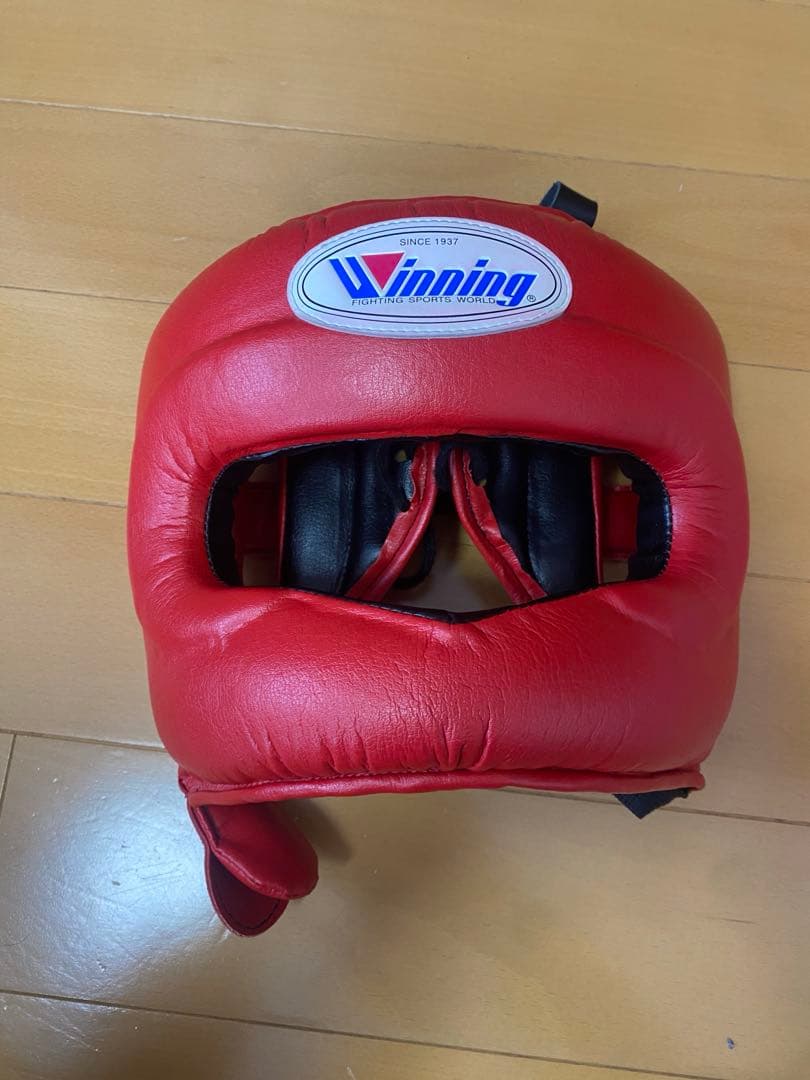winning FG-5000 ヘッドギア 赤 Mサイズ