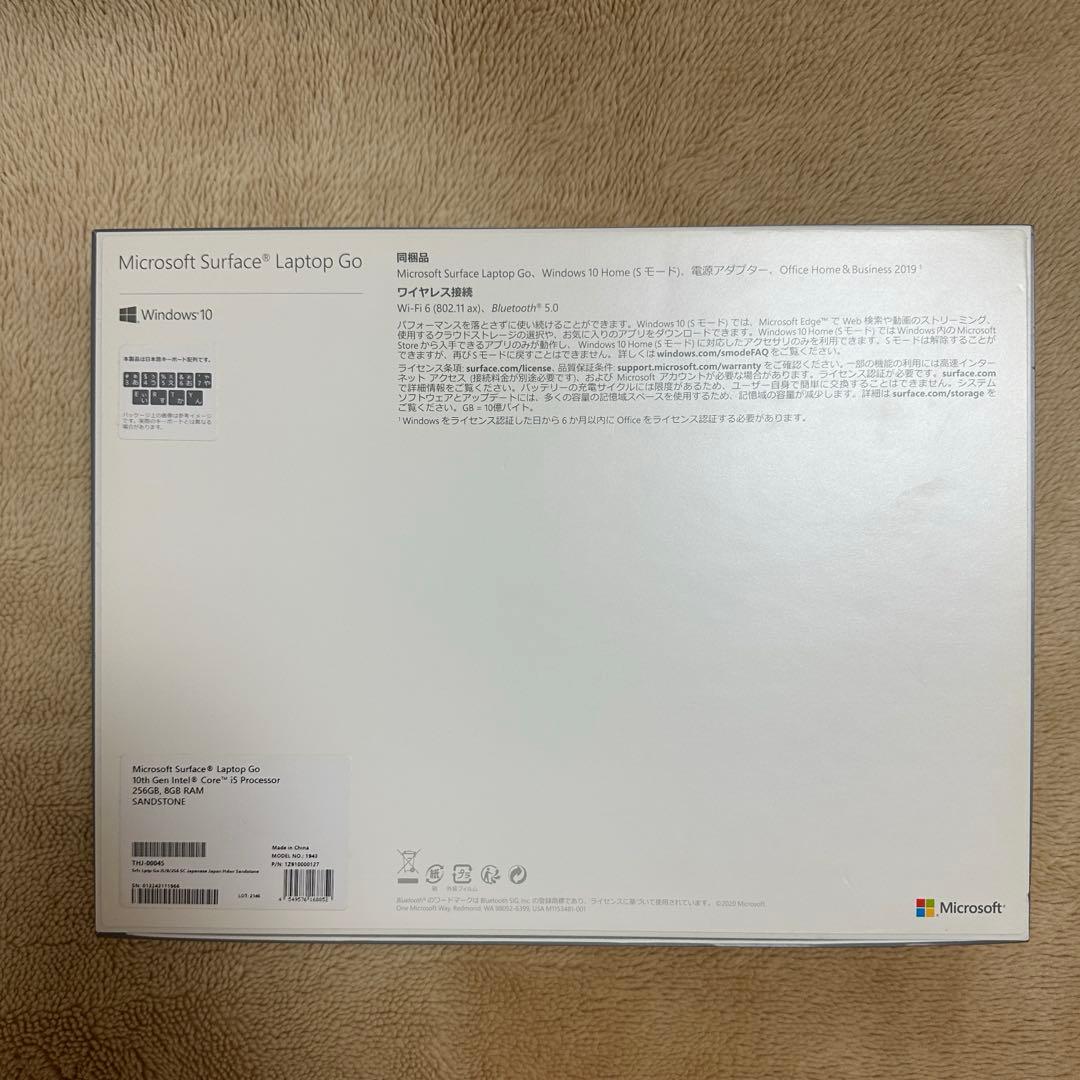 スマホ・タブレット・パソコン surface laptop go 256GB,8GB