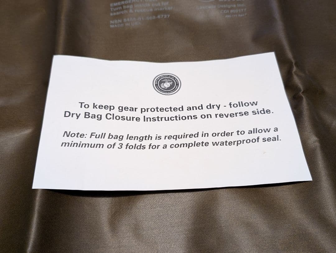 米軍　実物　SEAL LINE MACS SACK 65L