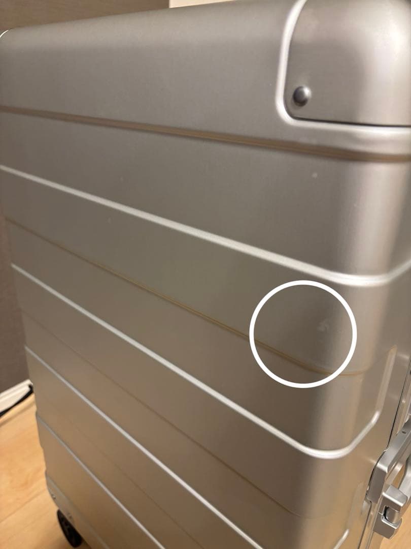 無印良品キャリーケース　アルミハードキャリー（60Ｌ）