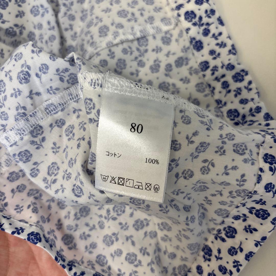 house on the hill flower ボンネット　80サイズ