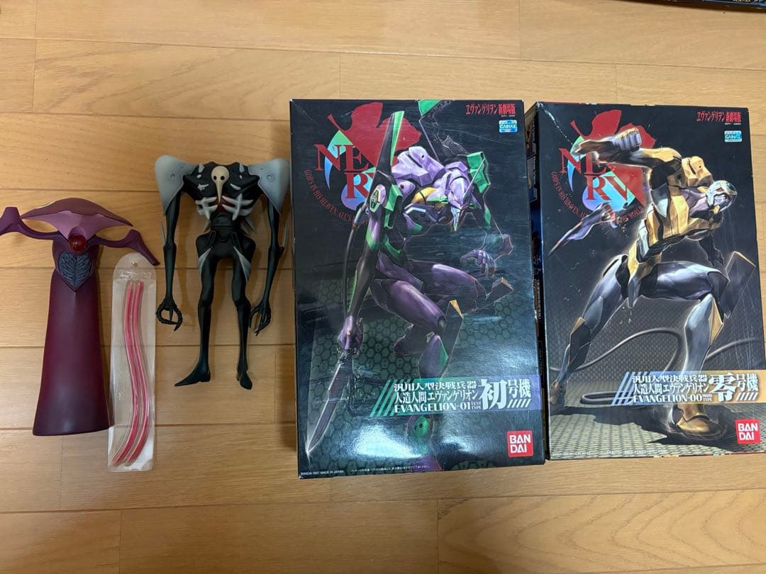 エヴァンゲリオン初号機・零号機　ソフビ魂　使徒　サキエル、シャムシエル セット！