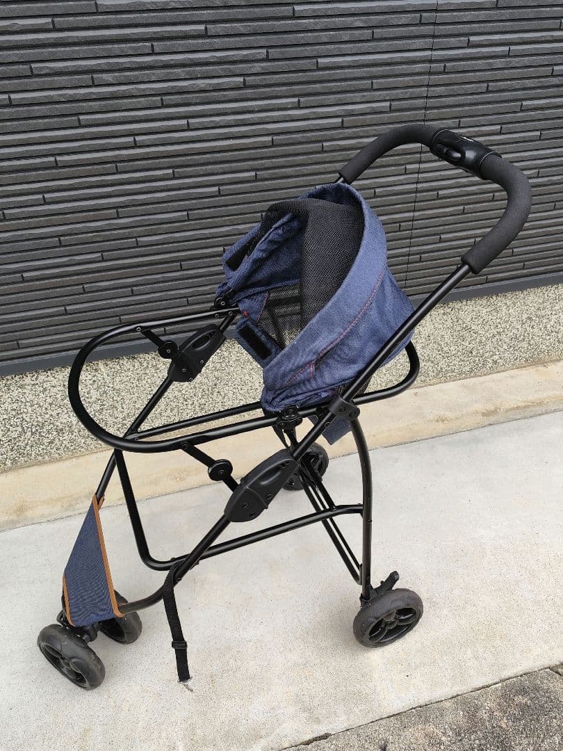 GEX わんわんカート スマートハンディ Safety デニム ペットカート