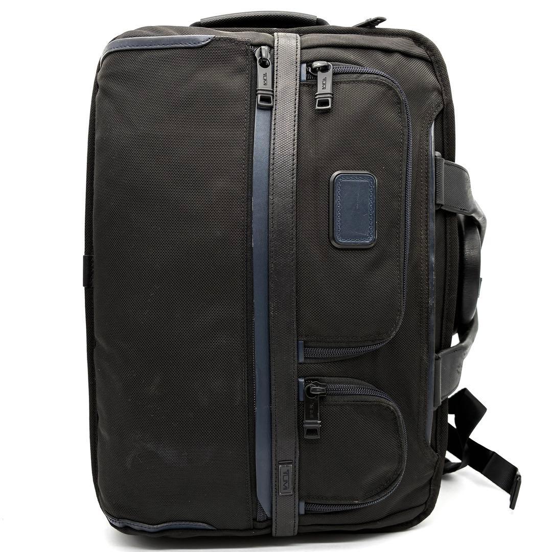 美品 トゥミ 3way ビジネスバッグ リュック A4 PC可 メンズ ブラック