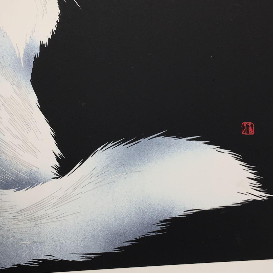 0624F 宮田雅之 白猫 W49.5*H55CM