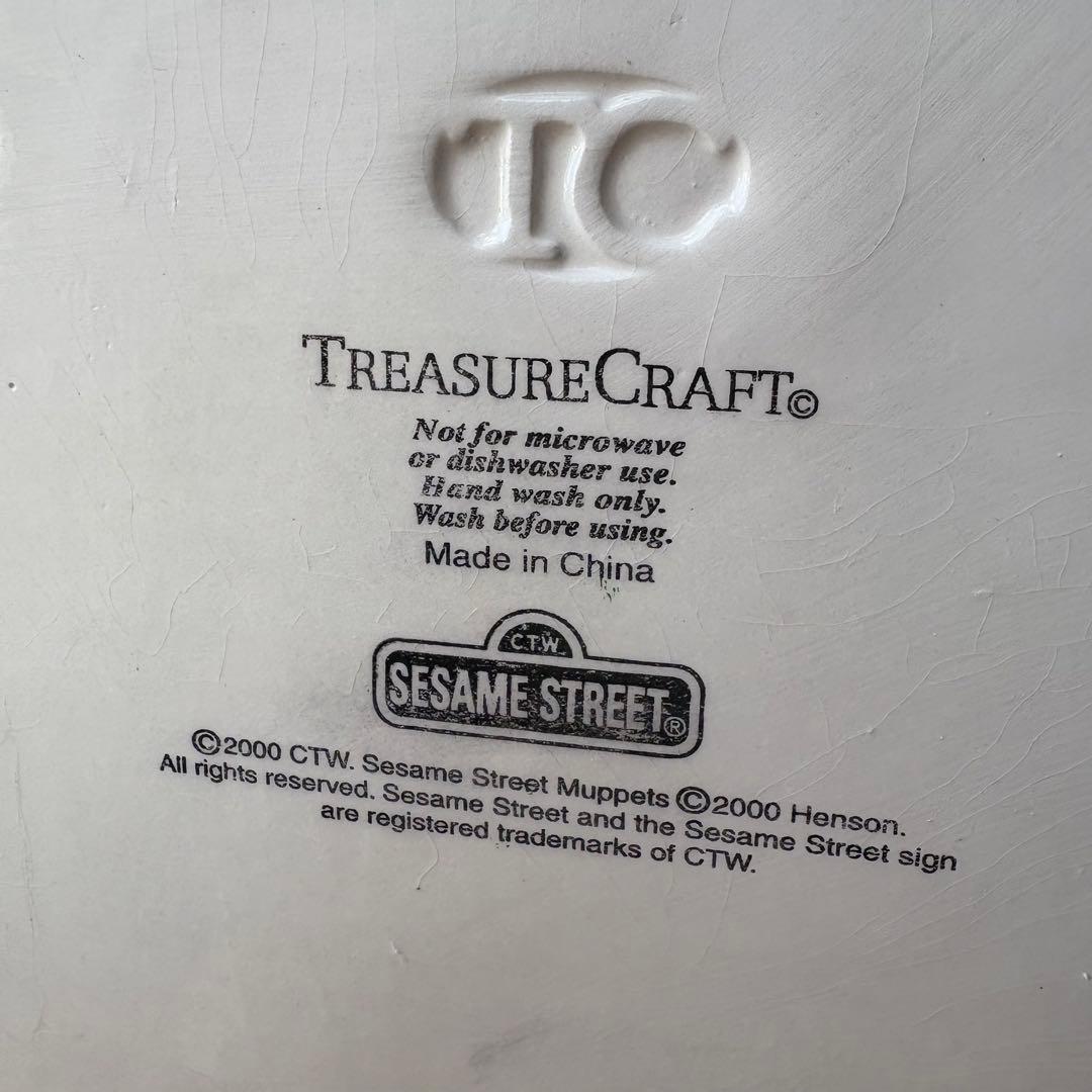 【2000s】セサミストリート クッキージャー 置物　小物入れ　レトロ