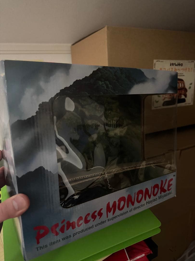 スタジオジブリ　もののけ姫　アシタカ　ヤックル　フィギュア