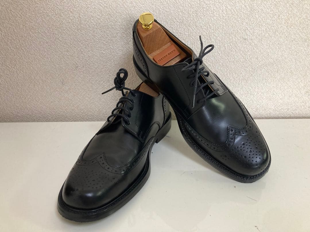 【極美品】 REGAL ビジネスシューズ ウイングチップ 黒 フルブローグ