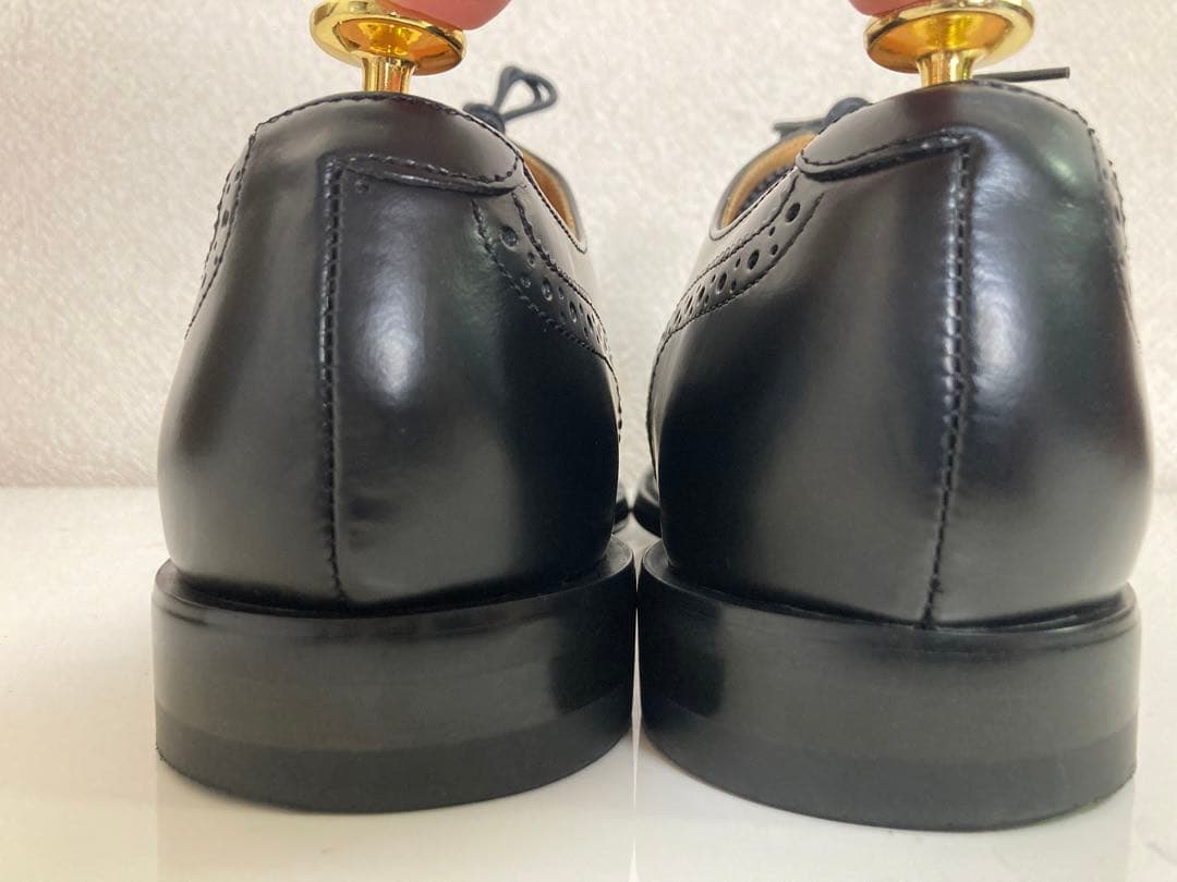 【極美品】 REGAL ビジネスシューズ ウイングチップ 黒 フルブローグ