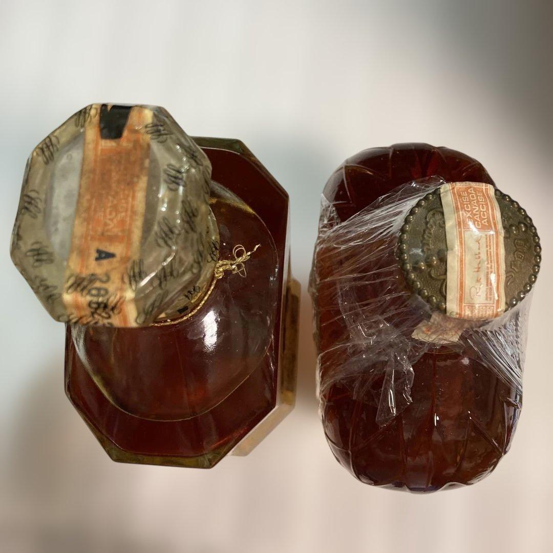 古酒　ウイスキー　クラウンロイヤル&　カナディアンクラブ12年