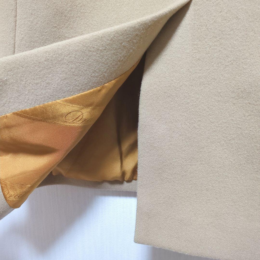 1365 【ドゥロワー】 チェスターコート　(Ｍ)　ウール　シルク