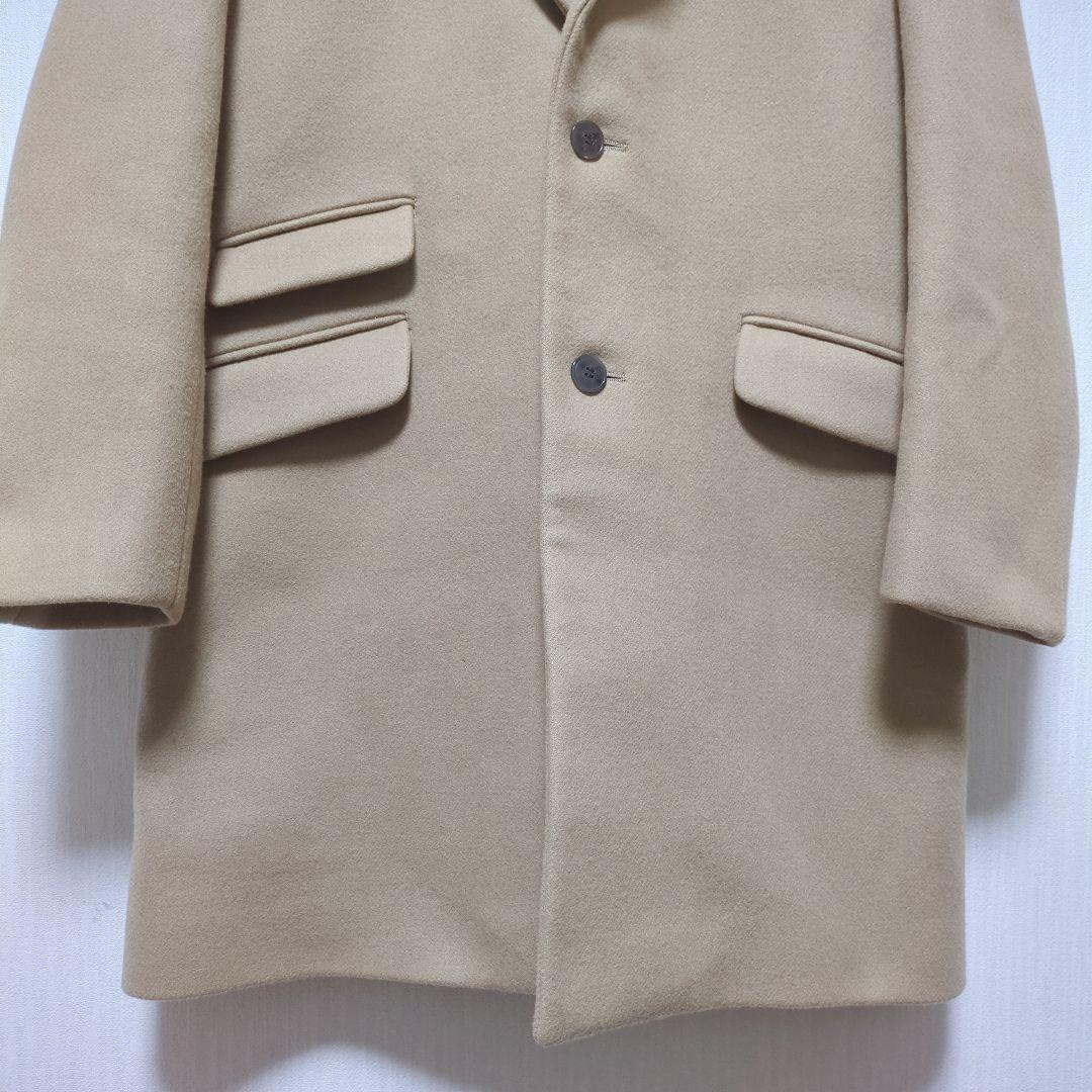 1365 【ドゥロワー】 チェスターコート　(Ｍ)　ウール　シルク