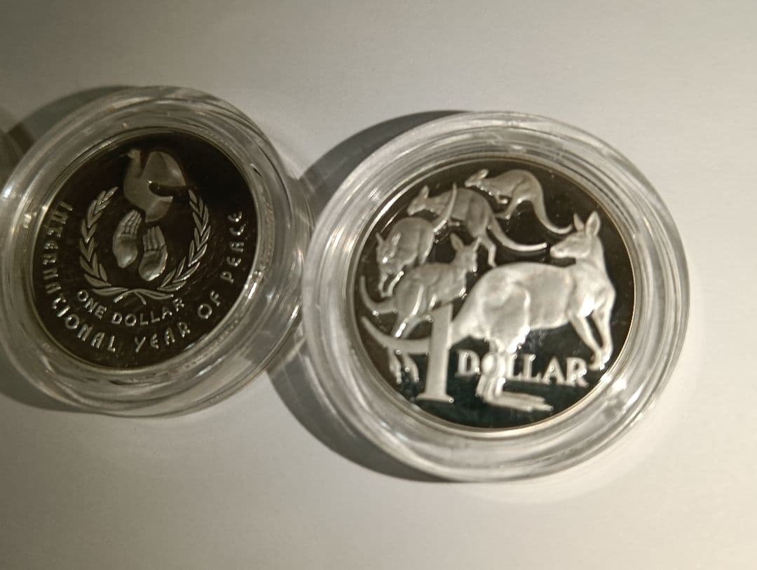 ☆【超レア物 超激安価格】☆ロイヤル・ミントMPN額面 1 ドル 循環認証未認証