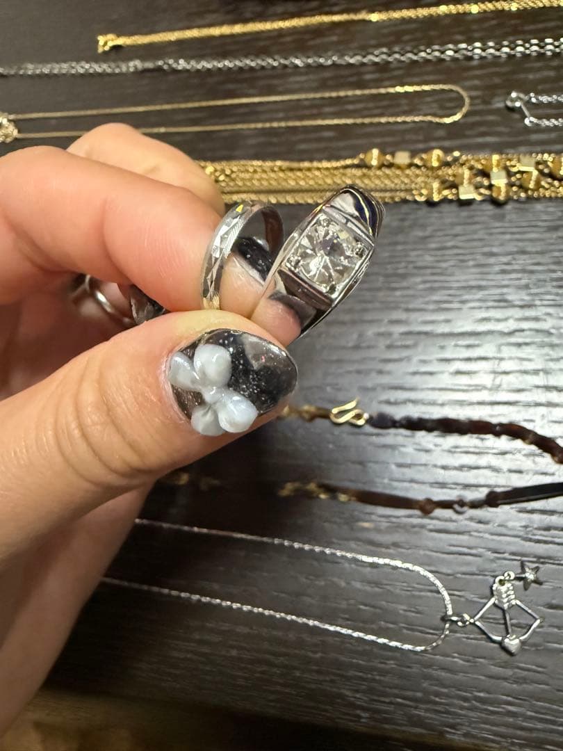 R*a様 ジュエリーアクセサリーセット ネックレス リング イヤリング