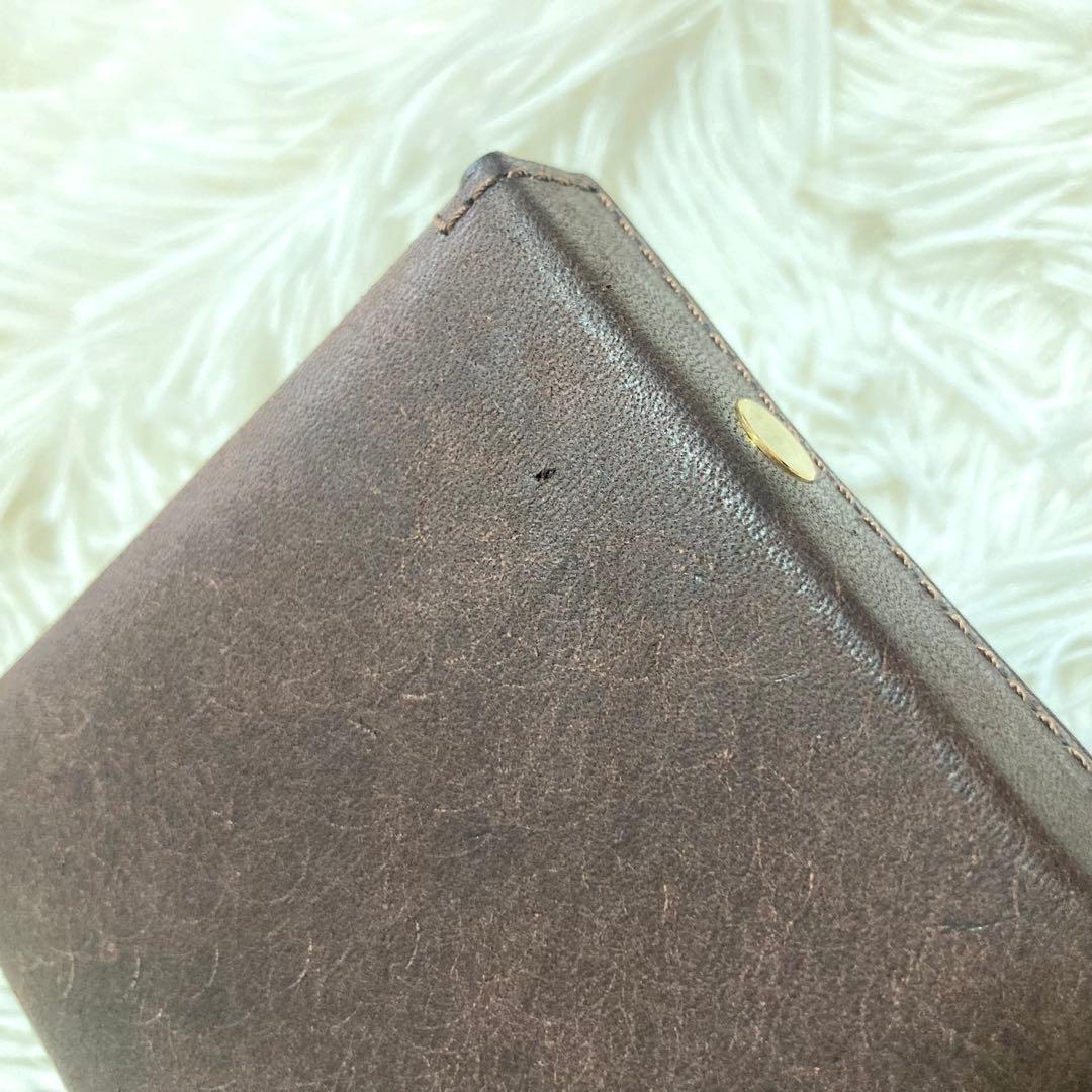 ほぼ新品⭐︎大人気！　アルカヌーク　レガシー　長財布　チョコブラウン　B品