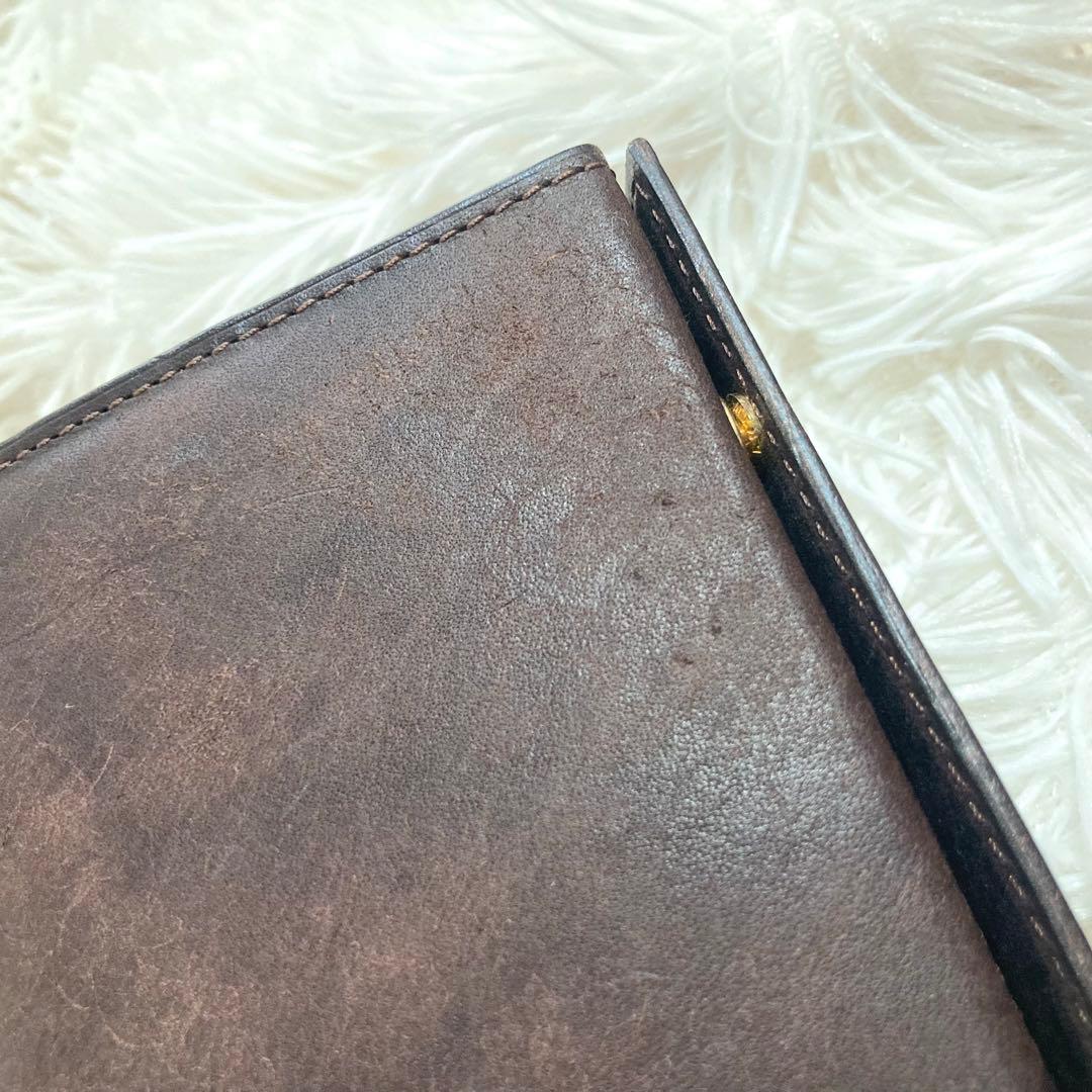 ほぼ新品⭐︎大人気！　アルカヌーク　レガシー　長財布　チョコブラウン　B品