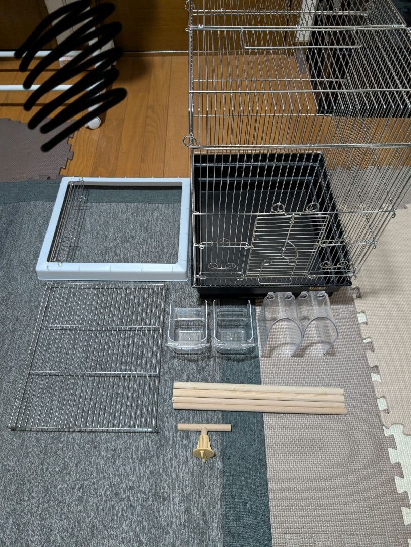 HOEI 35 手のり ステンレス ブラック ロープパーチ3本