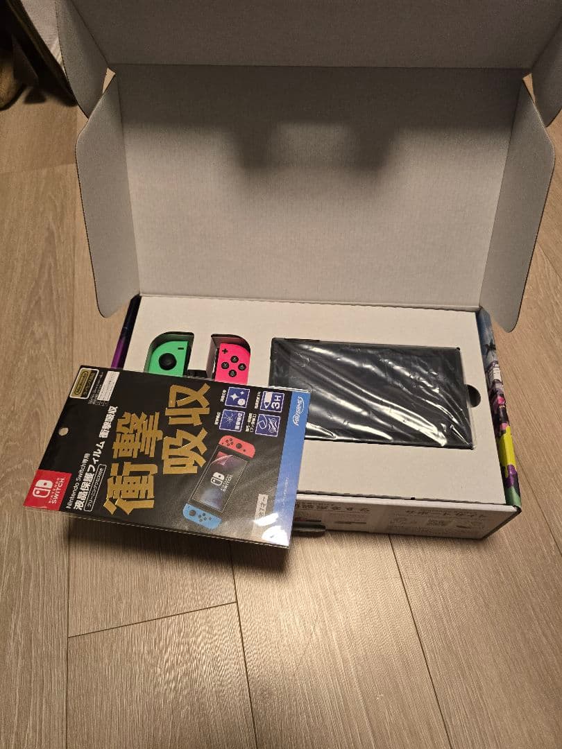 む*む様 値下げ！【箱付】ニンテンドースイッチ スプラトゥーン2セット 動作確認