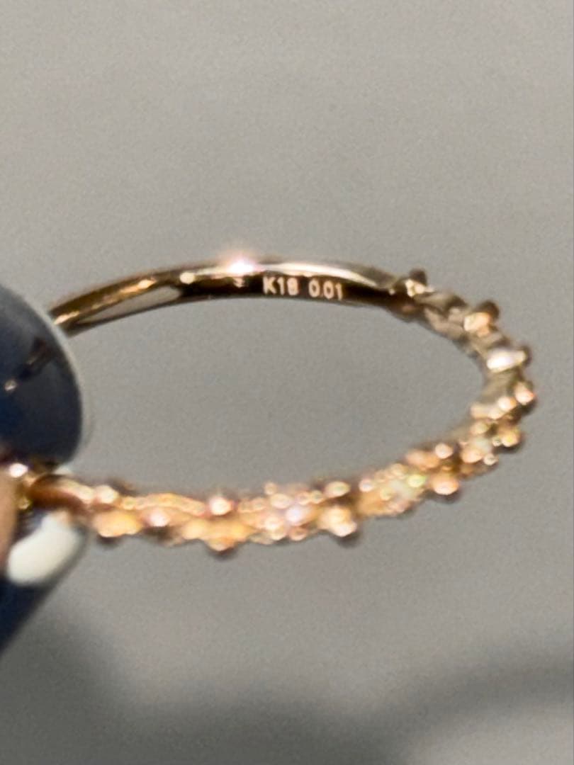 ヴァンドーム青山　ピンキーリング　ピンクゴールド　ダイヤモンド　18金　K18