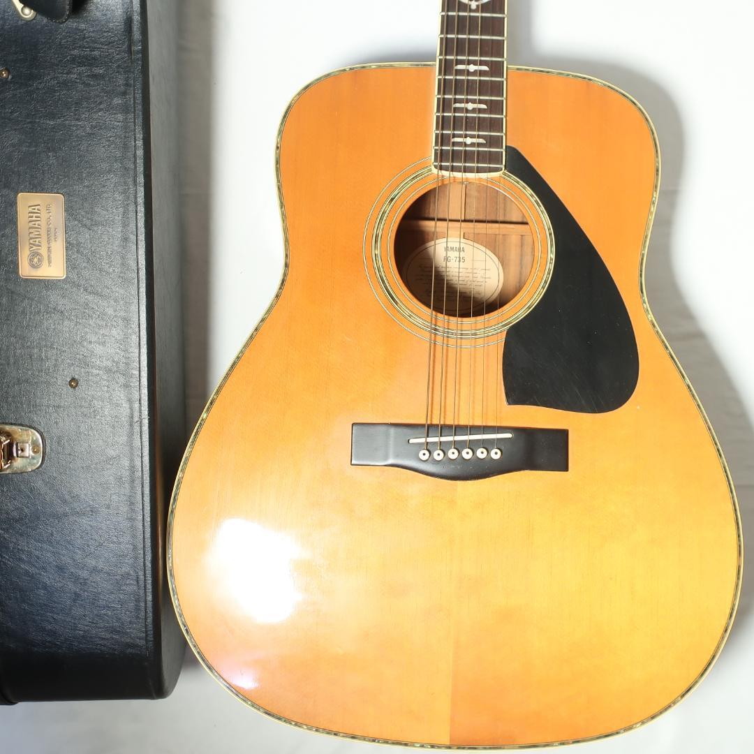 YAMAHA FG-735 ギター ヤマハ純正ハードケース付 バードインレイ