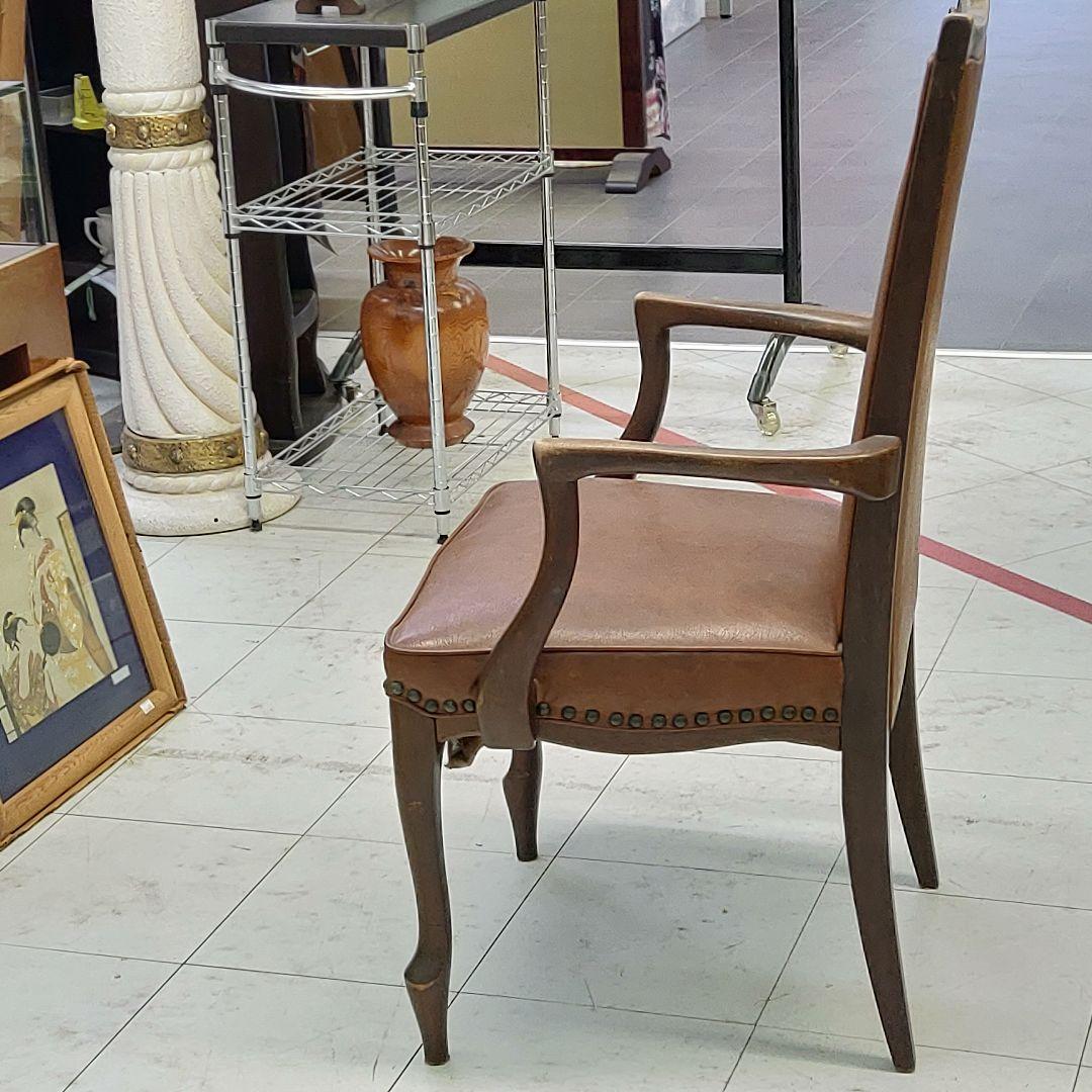 vintage 北欧レトロ マルニ 木製椅子 ダイニングチェア アームチェア