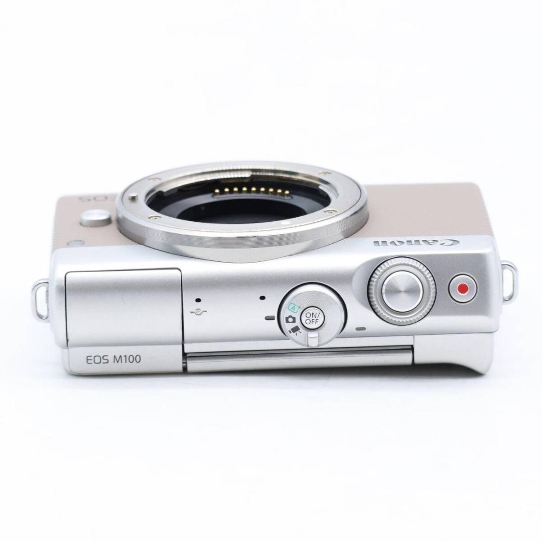 美品 Cannon キャノン EOS M100 ボディ グレー