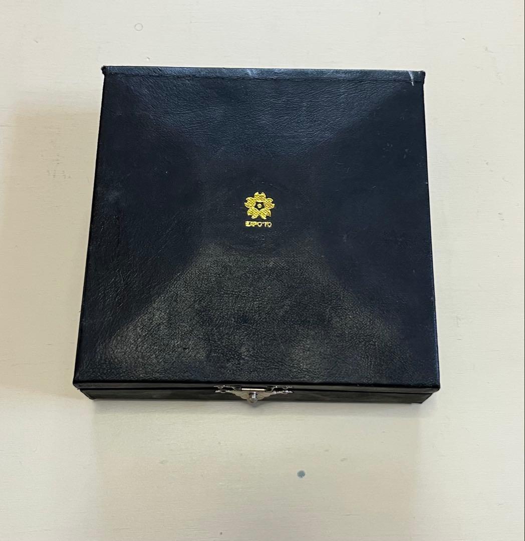 福*門様 １９７０年　日本万国博覧会記念 銀製プレート　大阪万博　エキスポ