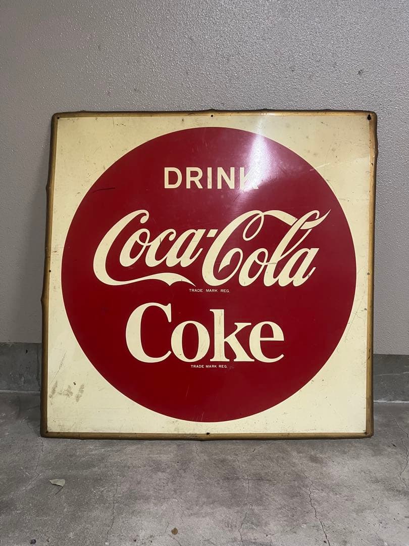 ⭐️更に値下げ⭐️コカコーラ　ブリキ看板　昭和　レトロ