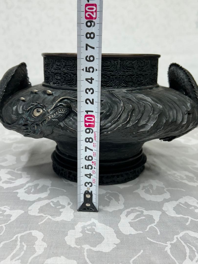銅　壺　龍　アンティーク　骨董 コレクション 古美術