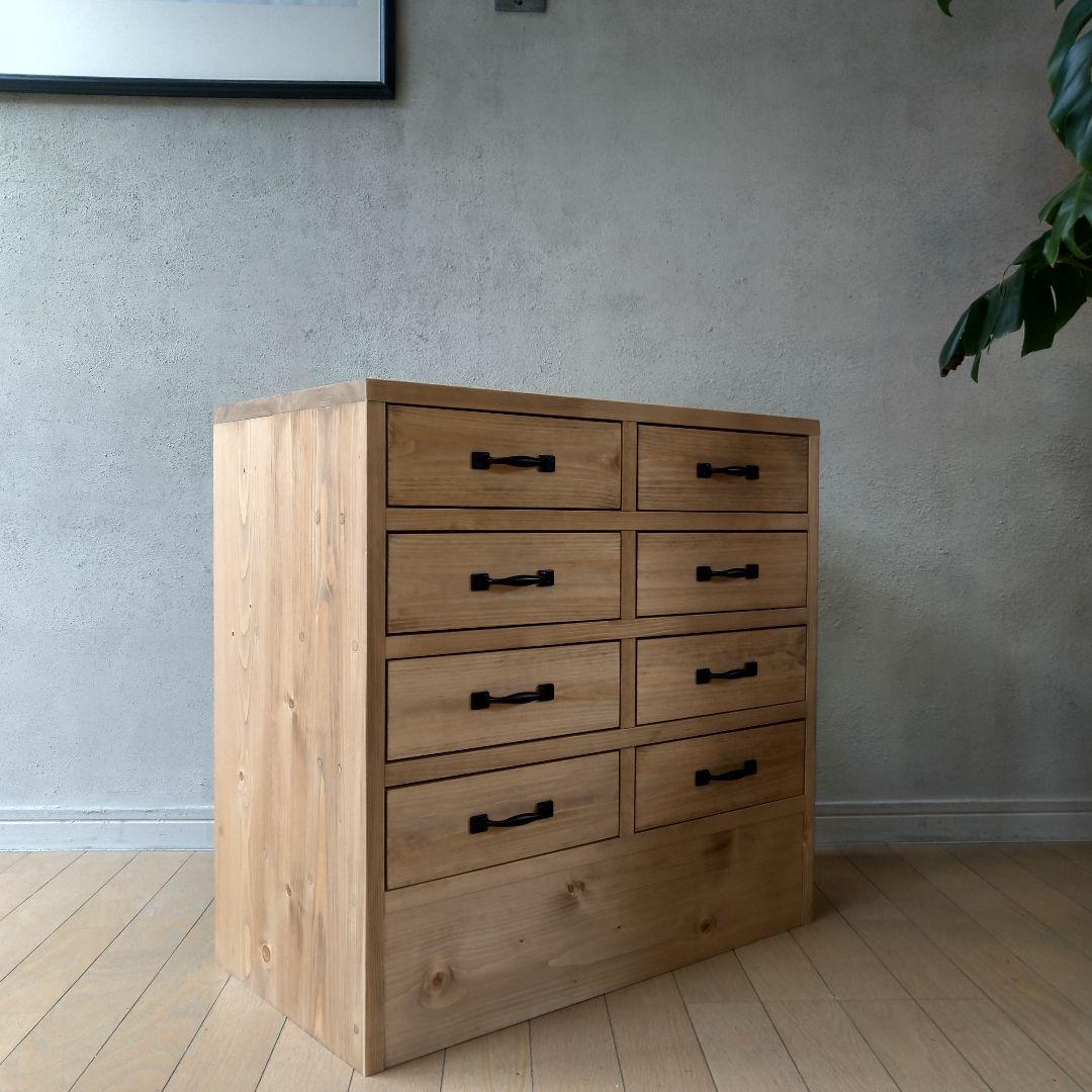 8drawers chest チェスト 作業台 袖机 収納 引出し