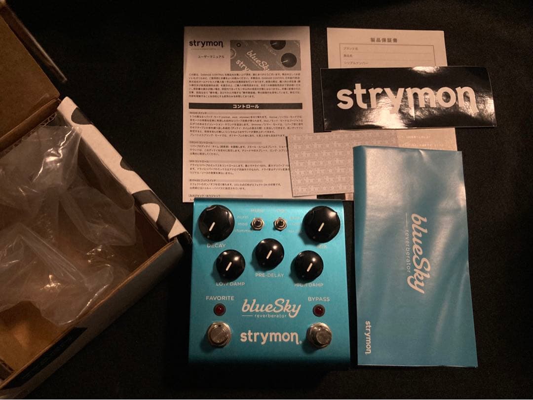 【美品】strymon blueSky リバーブエフェクター