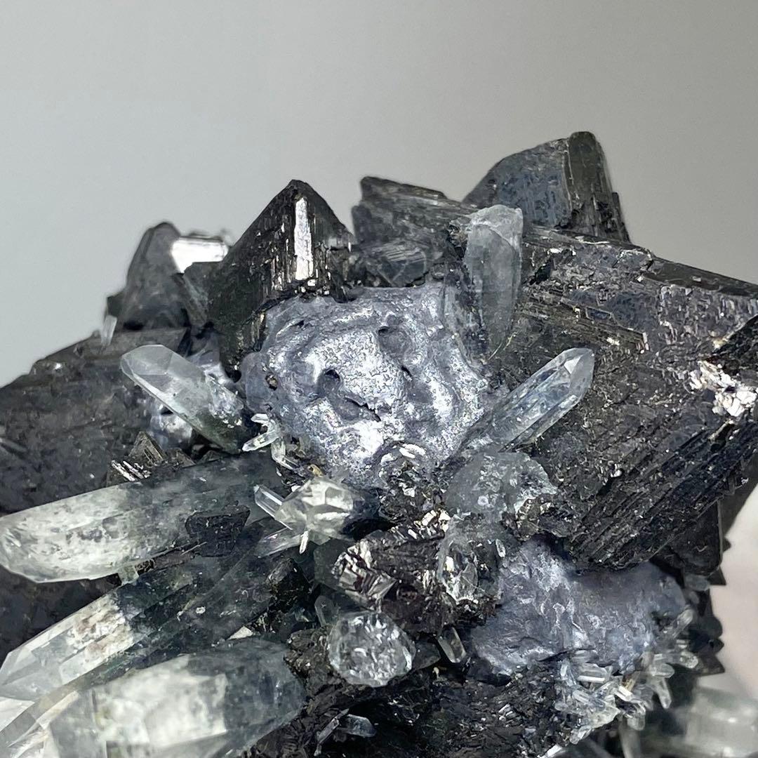 スファレライト　ガレナ　クォーツ　鉱物標本　原石　天然石　ストーン　共生標本