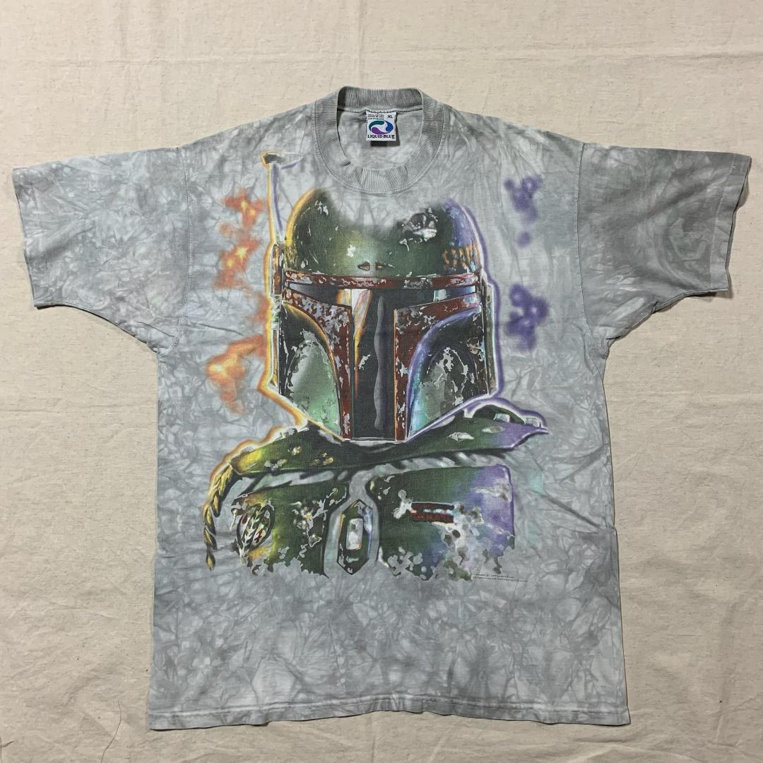 90’s スターフォーズ Star Wars Tシャツ Liquid Blue